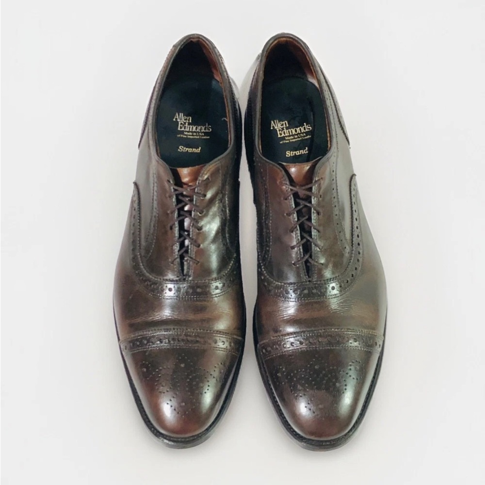 Allen Edmonds Strand Cap-Toe Oxford - Brown